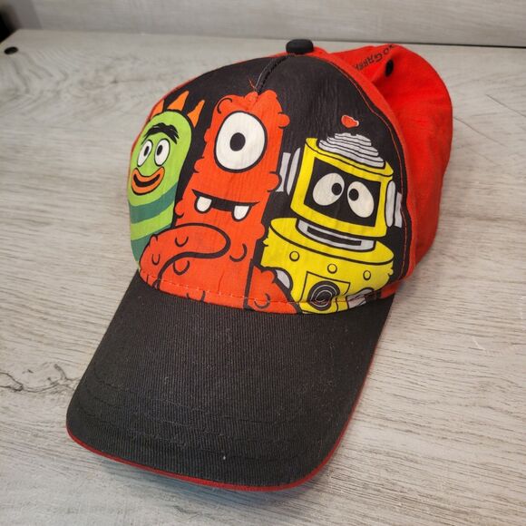 YO GABBA GABBA Hat Cap Brobee Muno Plex 2014 Child Size Preowned - Picture 1 of 10